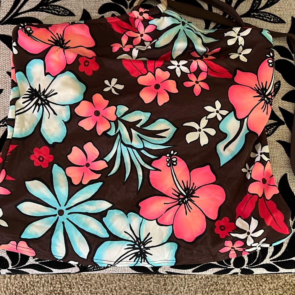 Halter bathing suit top tankini top
